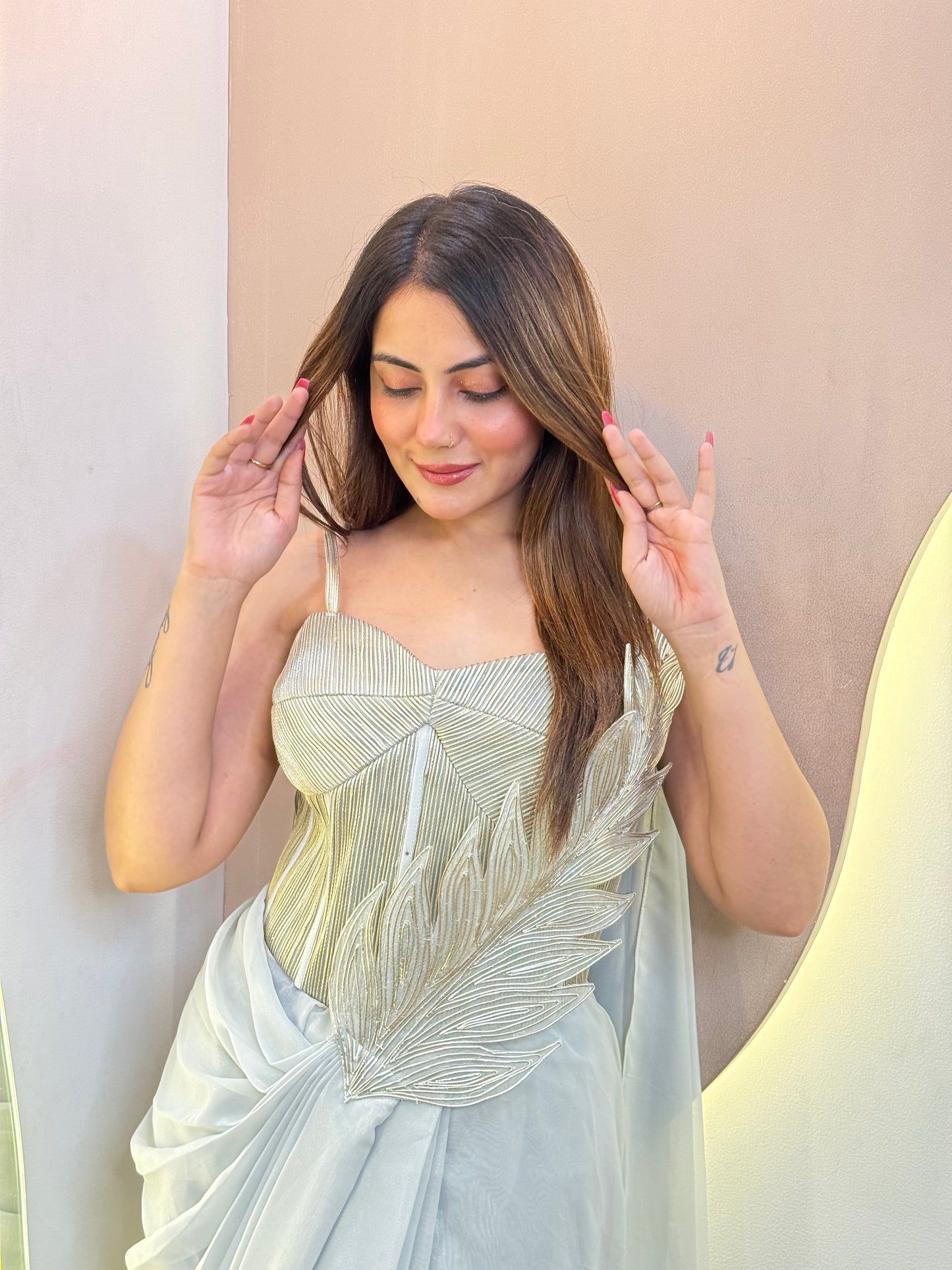 CORSET DRAPE SAREE