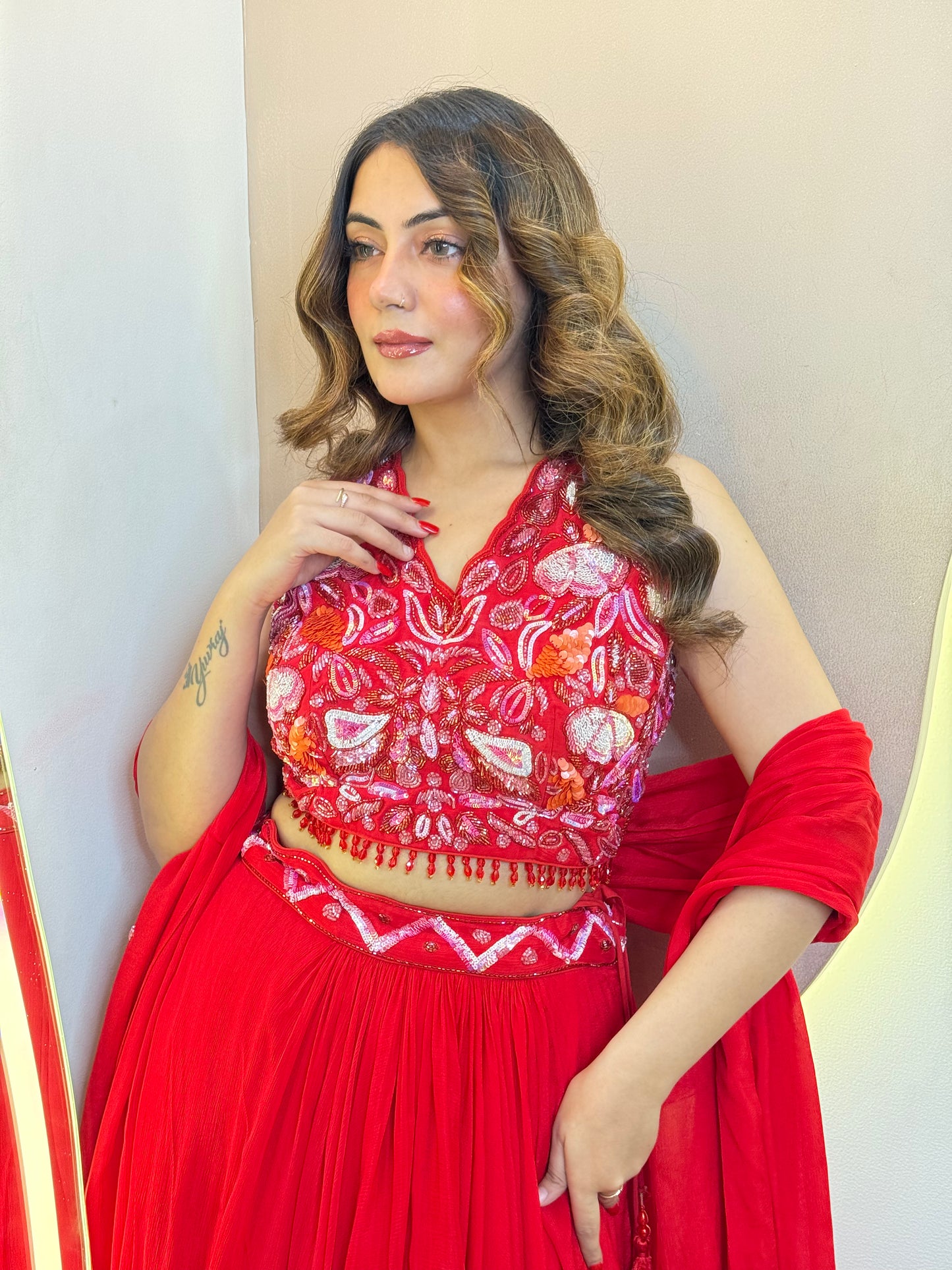 GULFSHA OUTFIT LEHNGA CHOLI