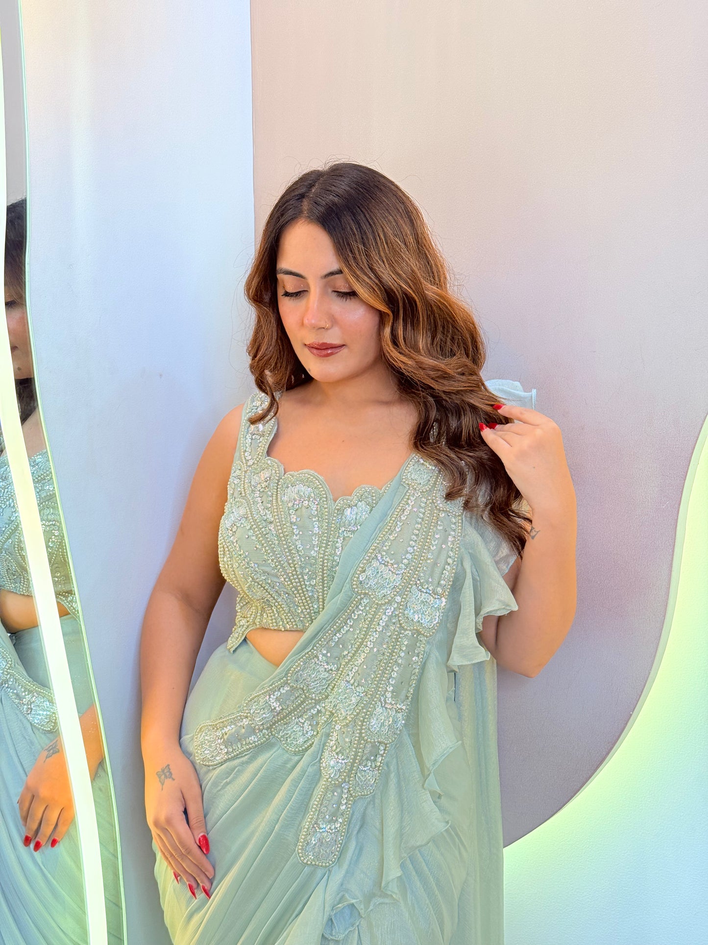 "SURMA" DRAPE SAREE