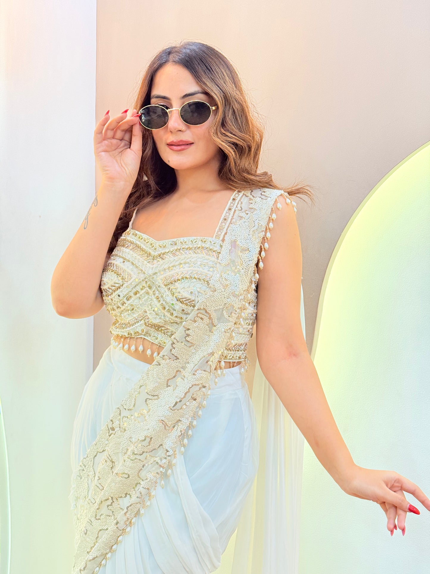 "TAHIRA " DRAPE SAREE