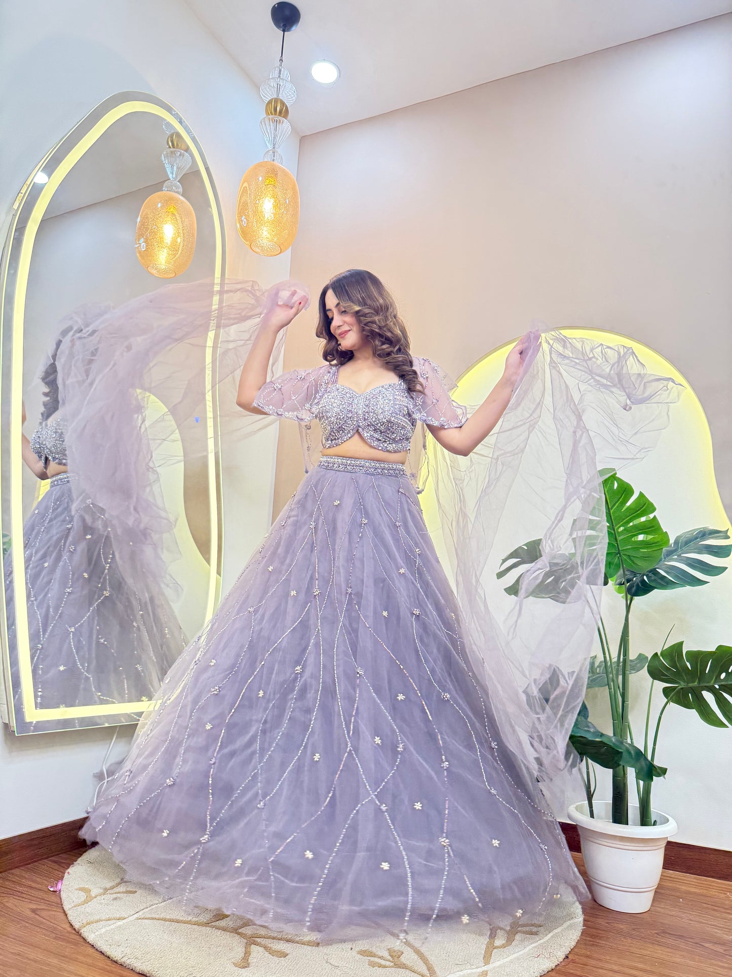 ZEINA OUTFIT CROP TOP SKIRT