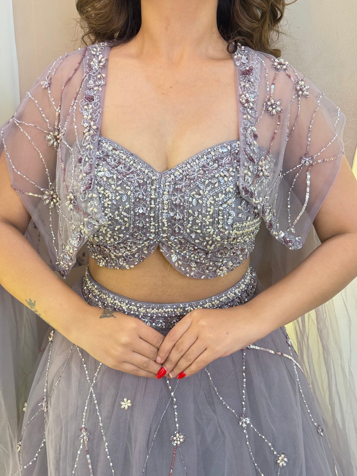 ZEINA OUTFIT CROP TOP SKIRT