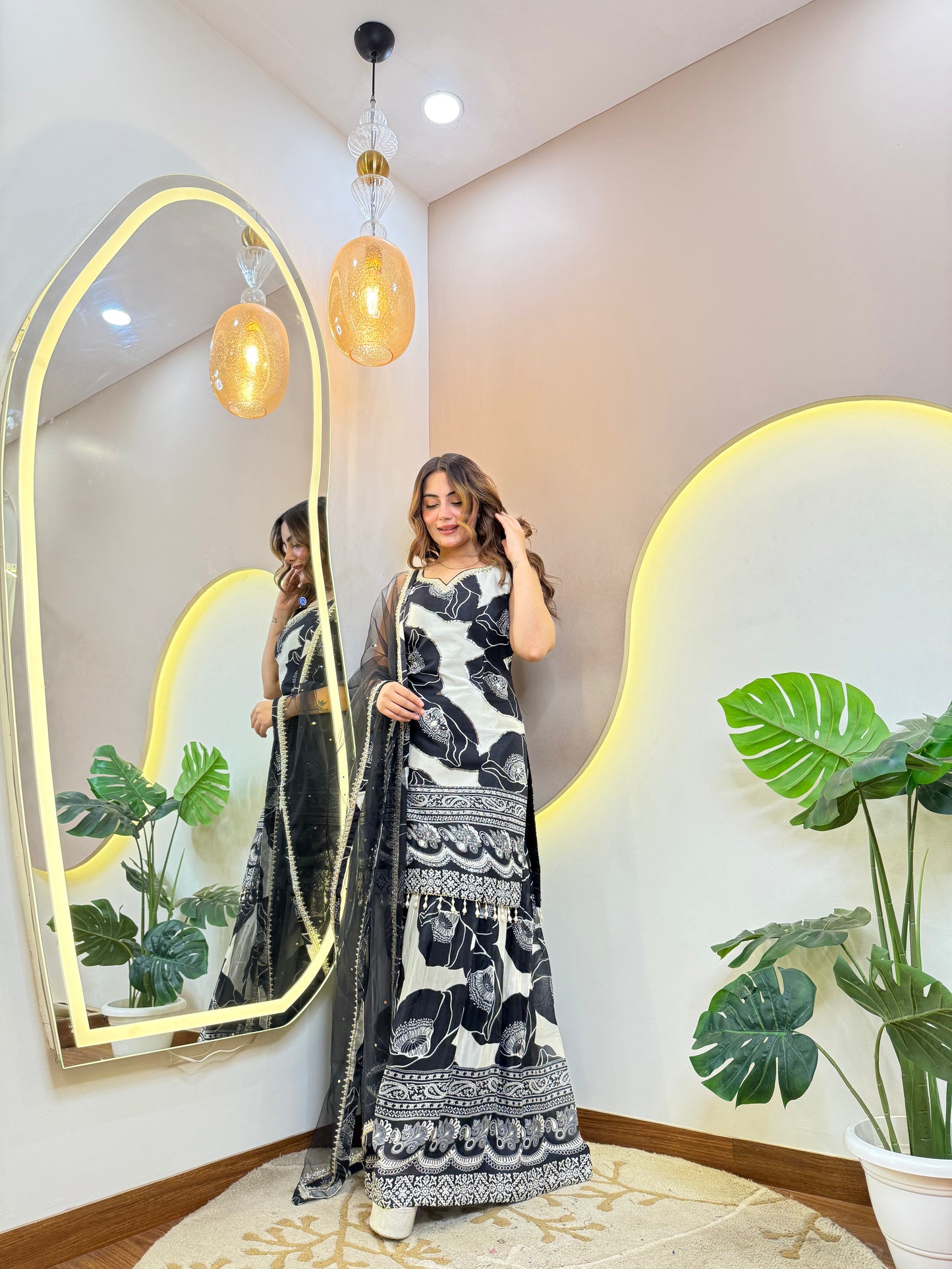 "SHEHNAZ " SHARARA SUIT