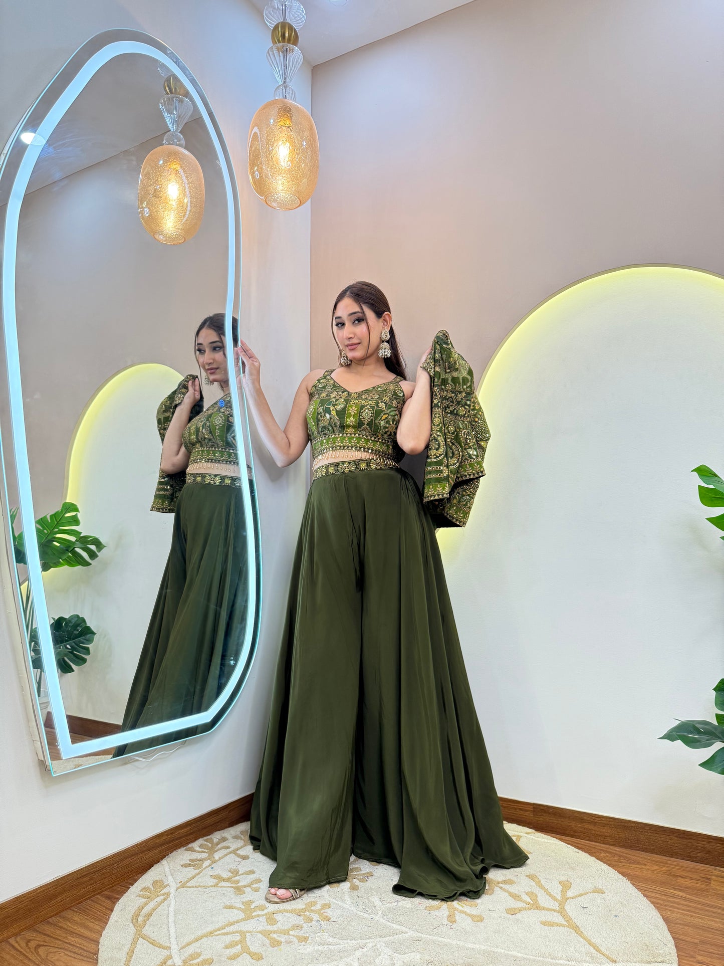 "DIYANA" Plazo Set