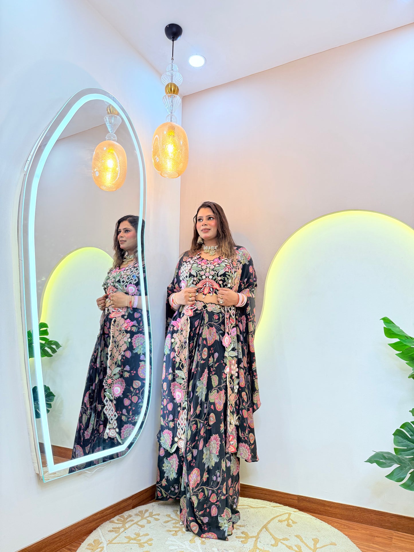 SOFIE CREPE DHOTI STYLE