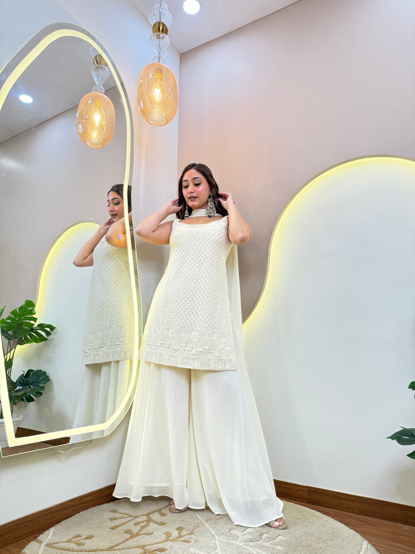 "GAZALA " SHARARA SUIT