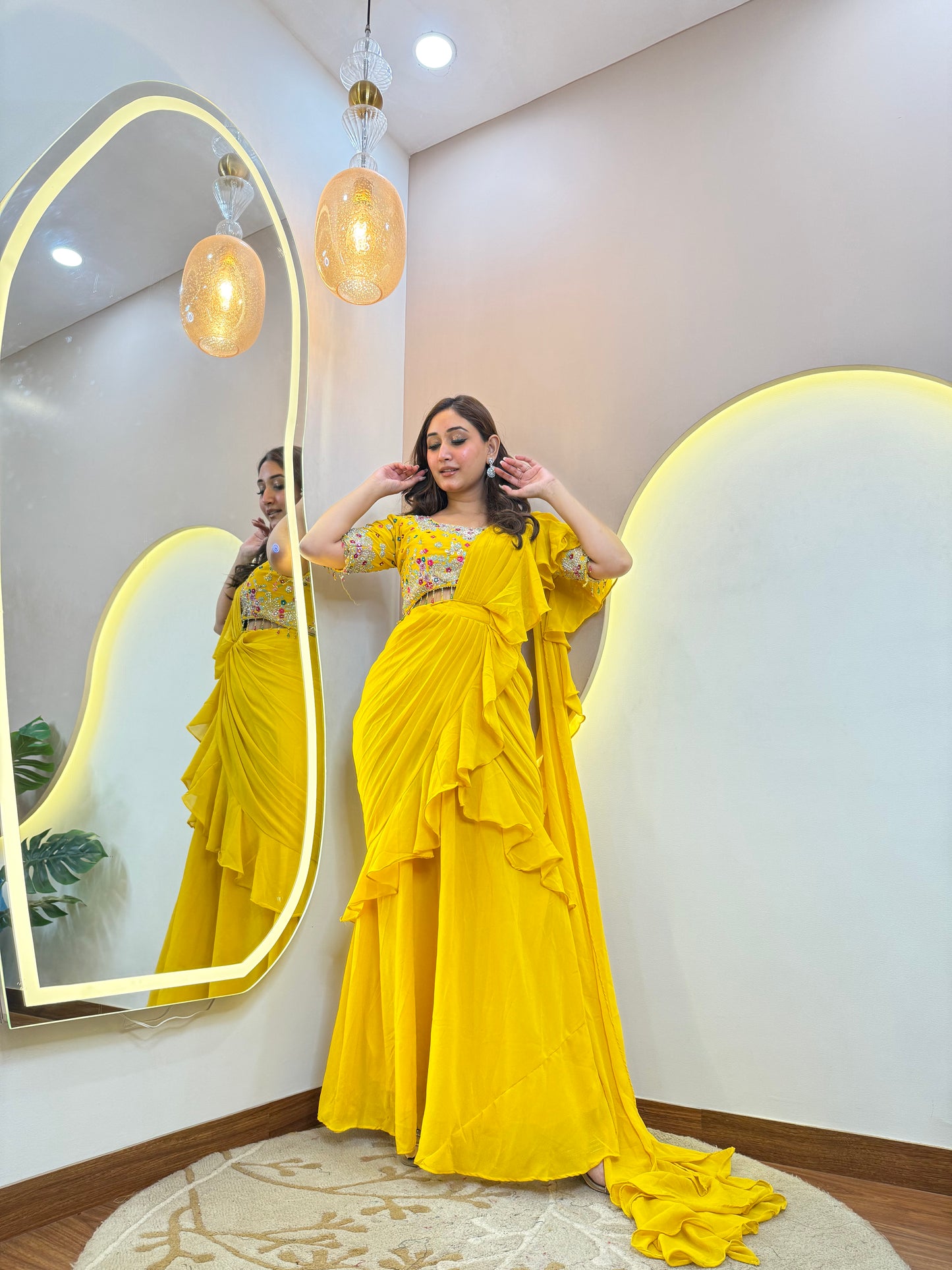 "ZEBA" DRAPE SAREE