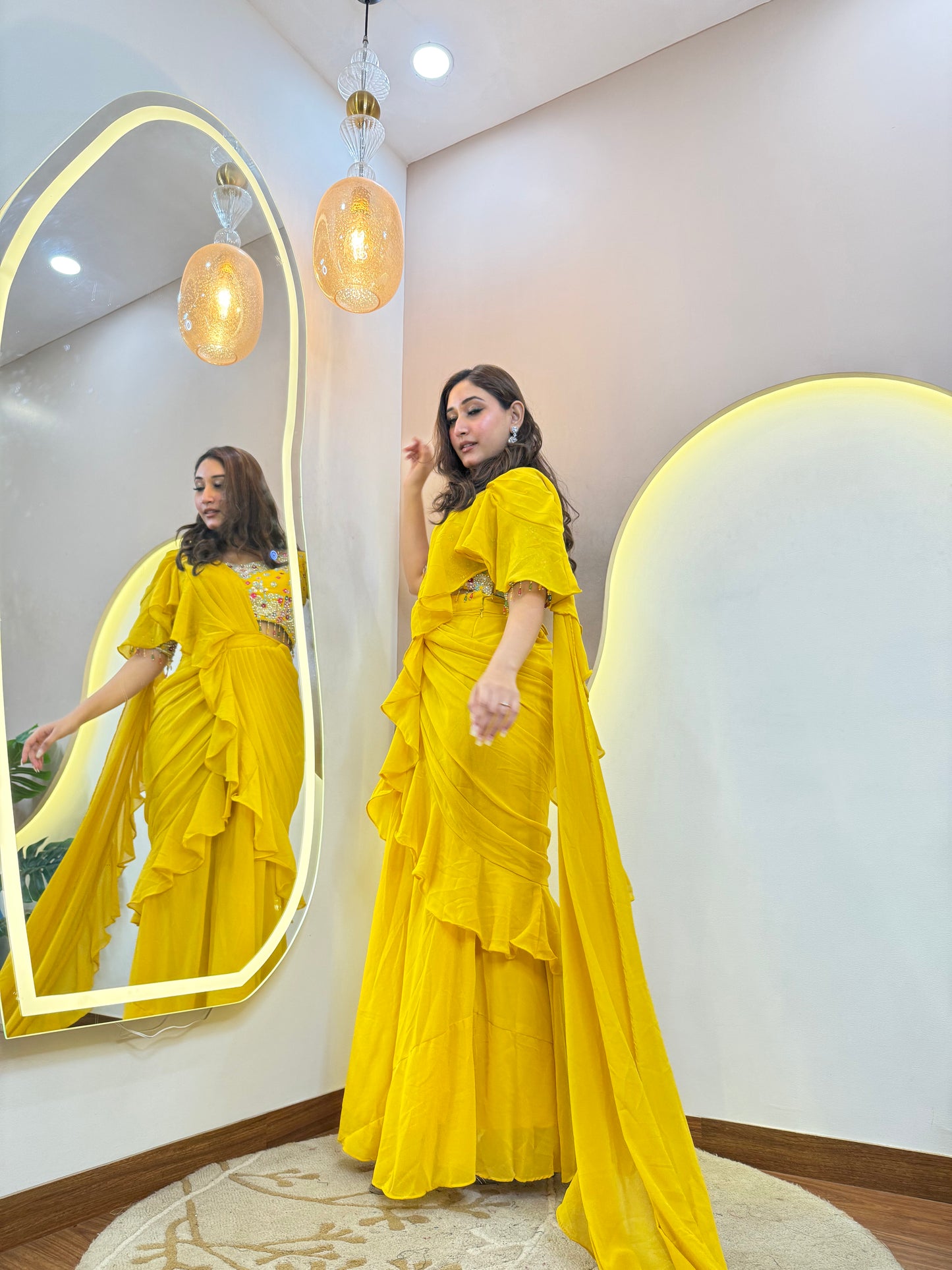 "ZEBA" DRAPE SAREE