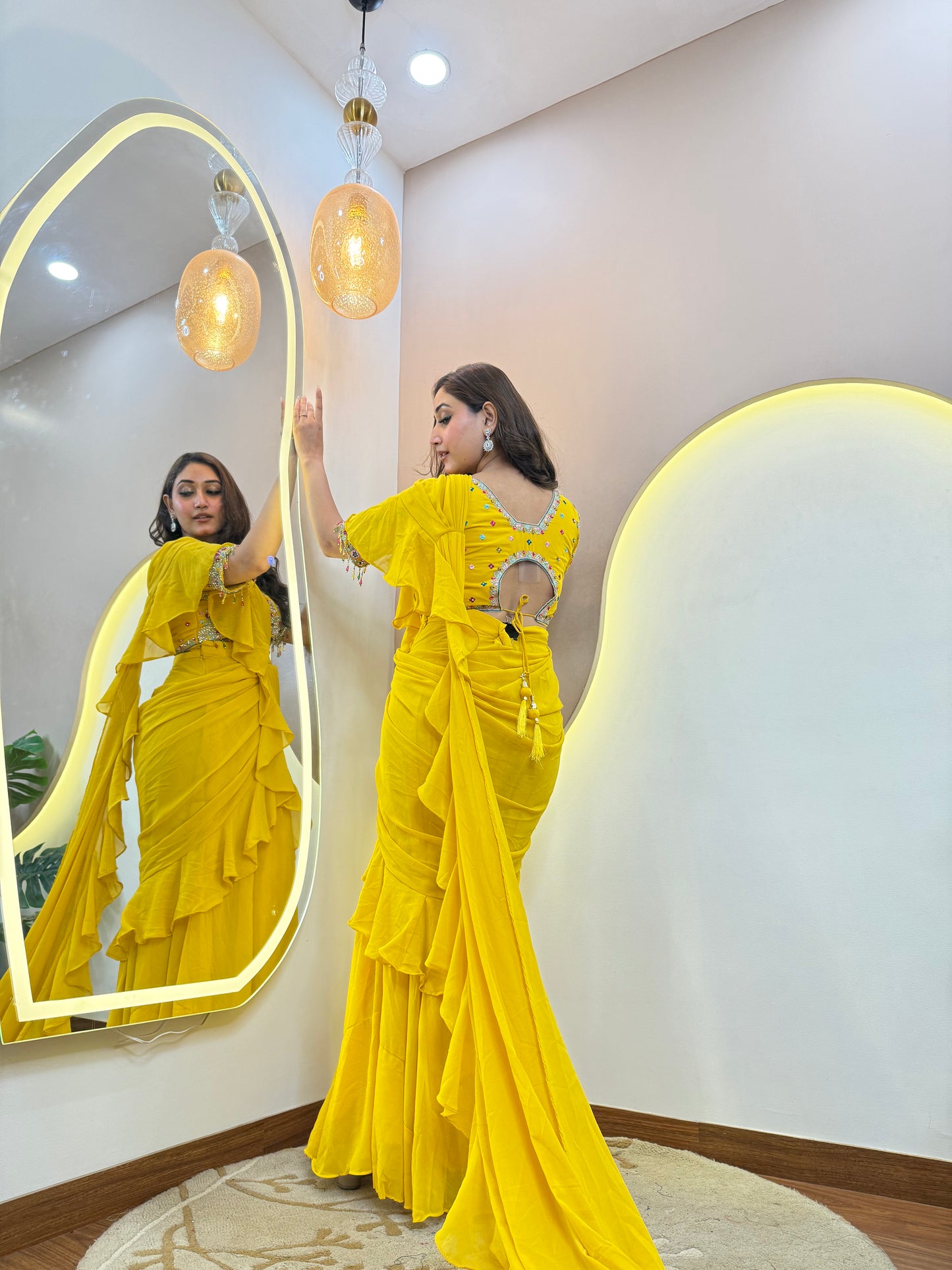 "ZEBA" DRAPE SAREE