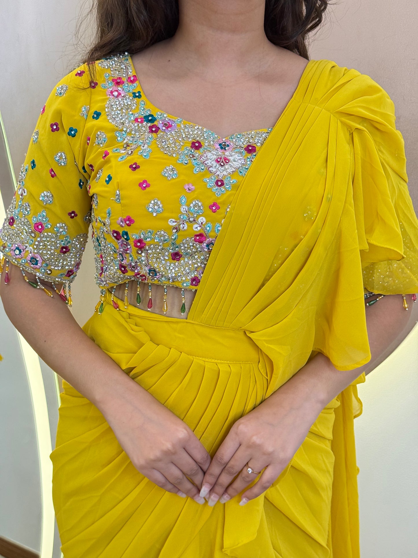 "ZEBA" DRAPE SAREE