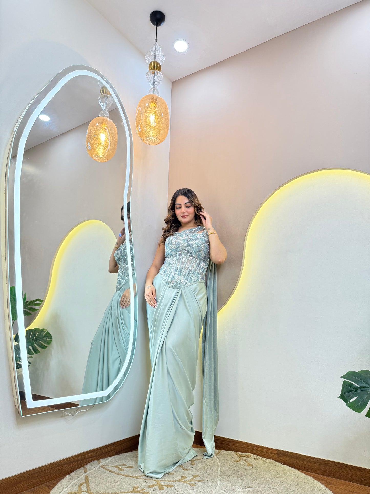 "BASMA " DRAPE SAREE