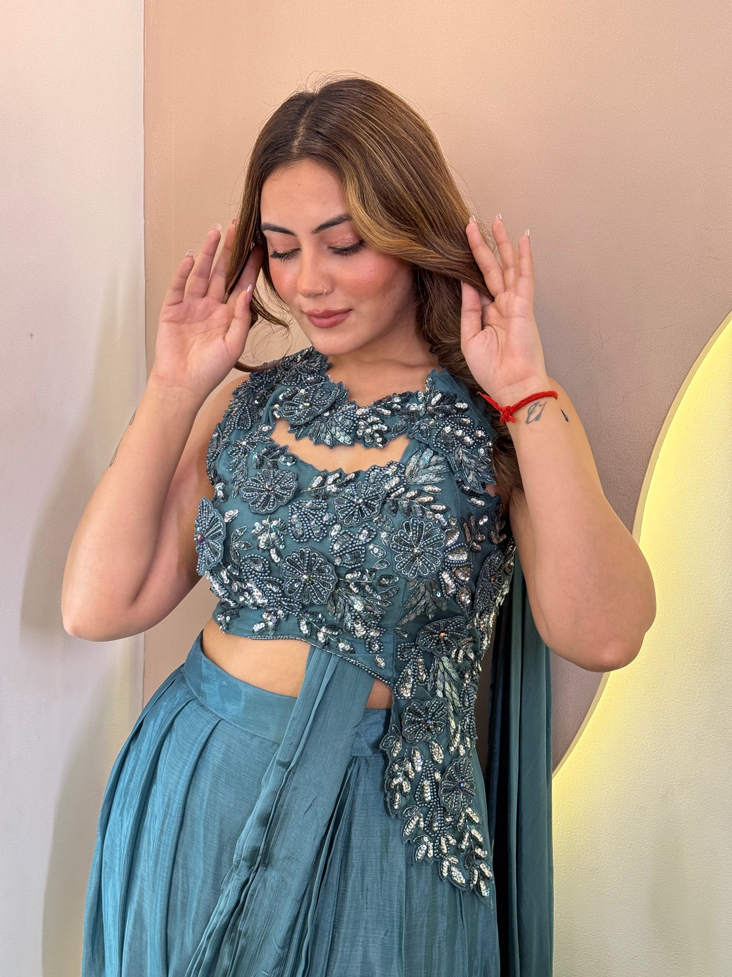 "SAMIRA" DRAPE SAREE