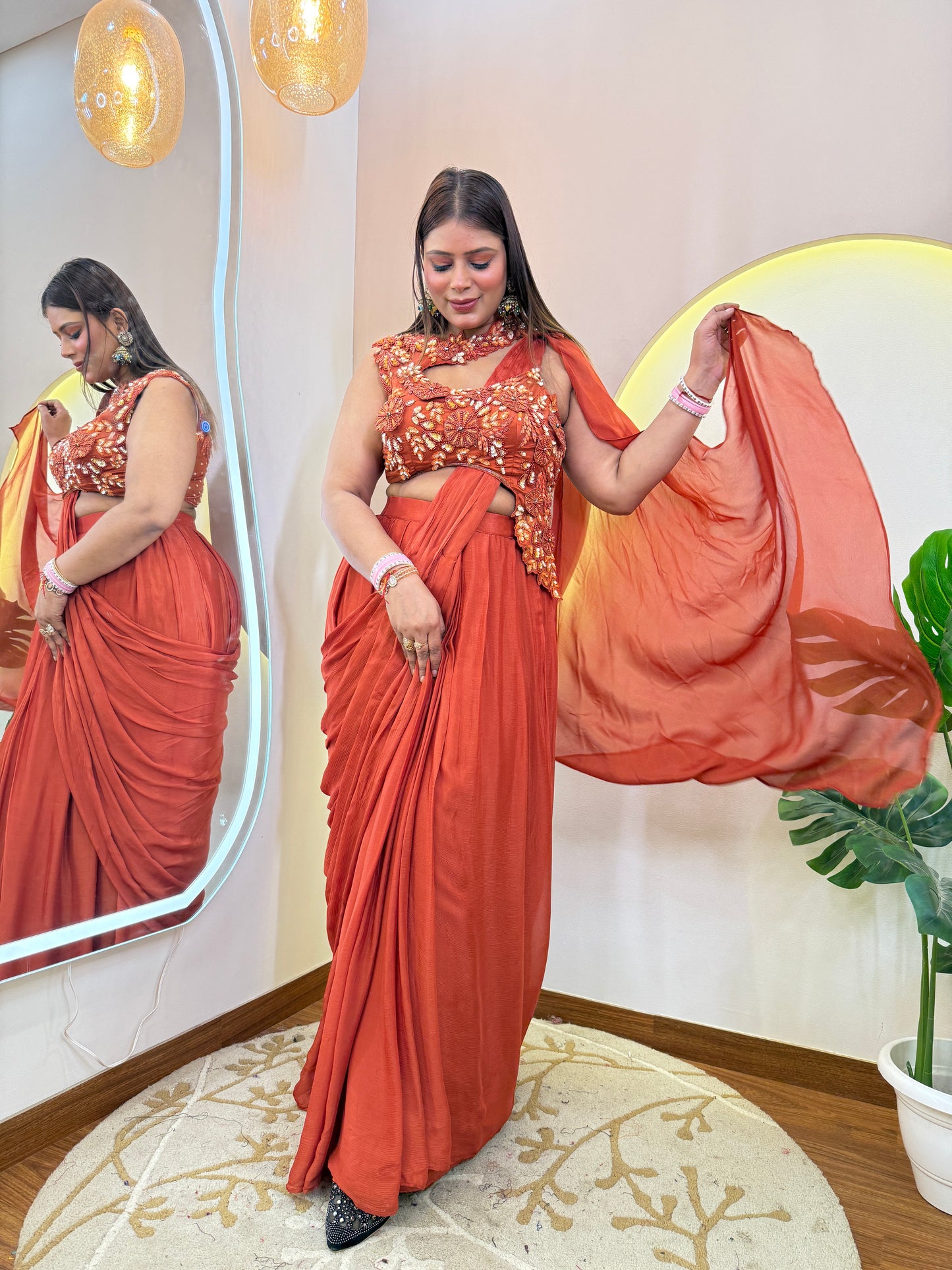 "SAMIRA" DRAPE SAREE