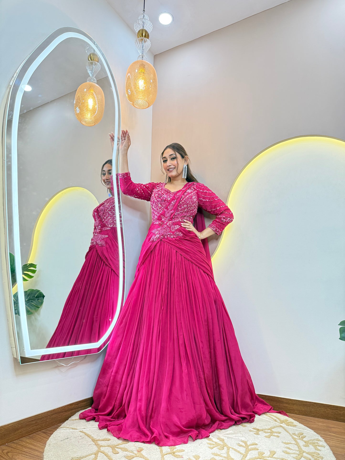 "RAFIA" 1 PC GOWN
