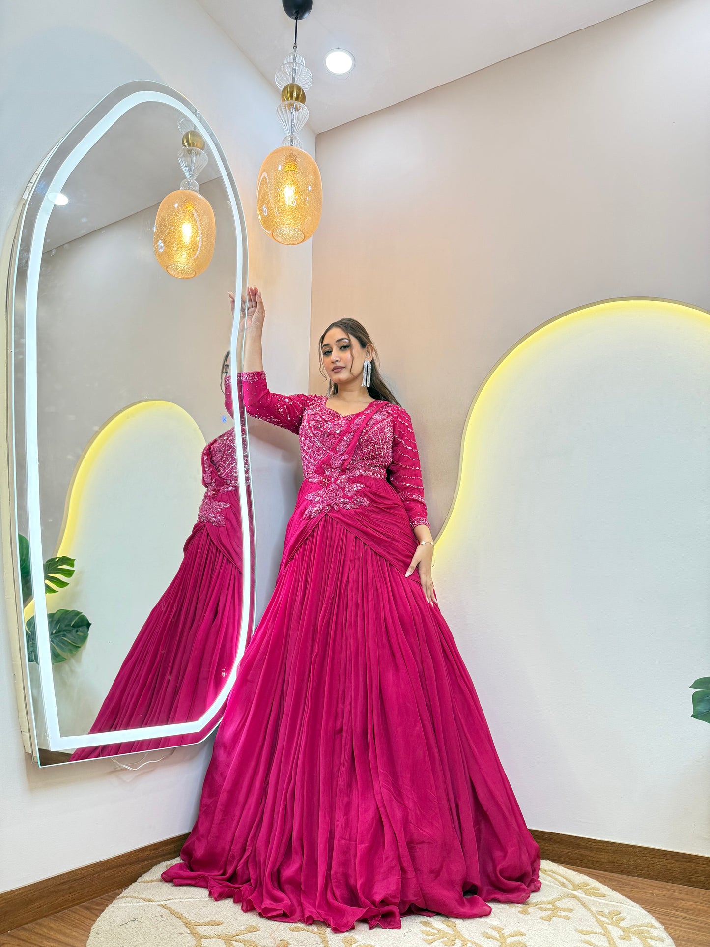 "RAFIA" 1 PC GOWN