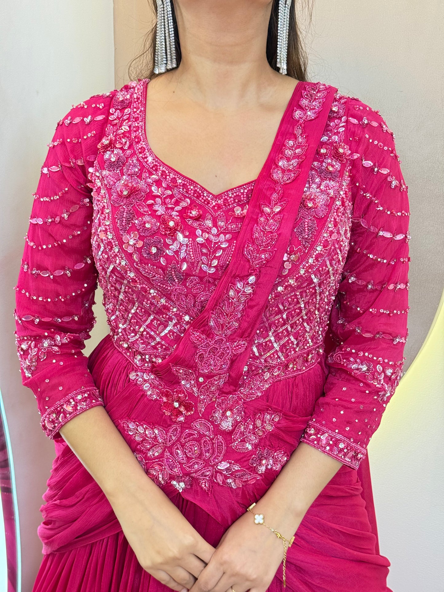 "RAFIA" 1 PC GOWN