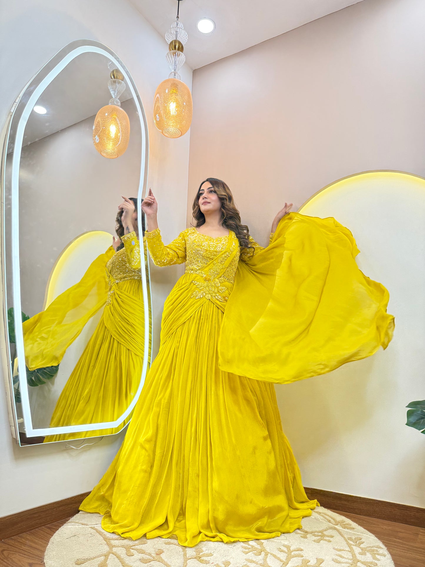 "RAFIA" 1 PC GOWN