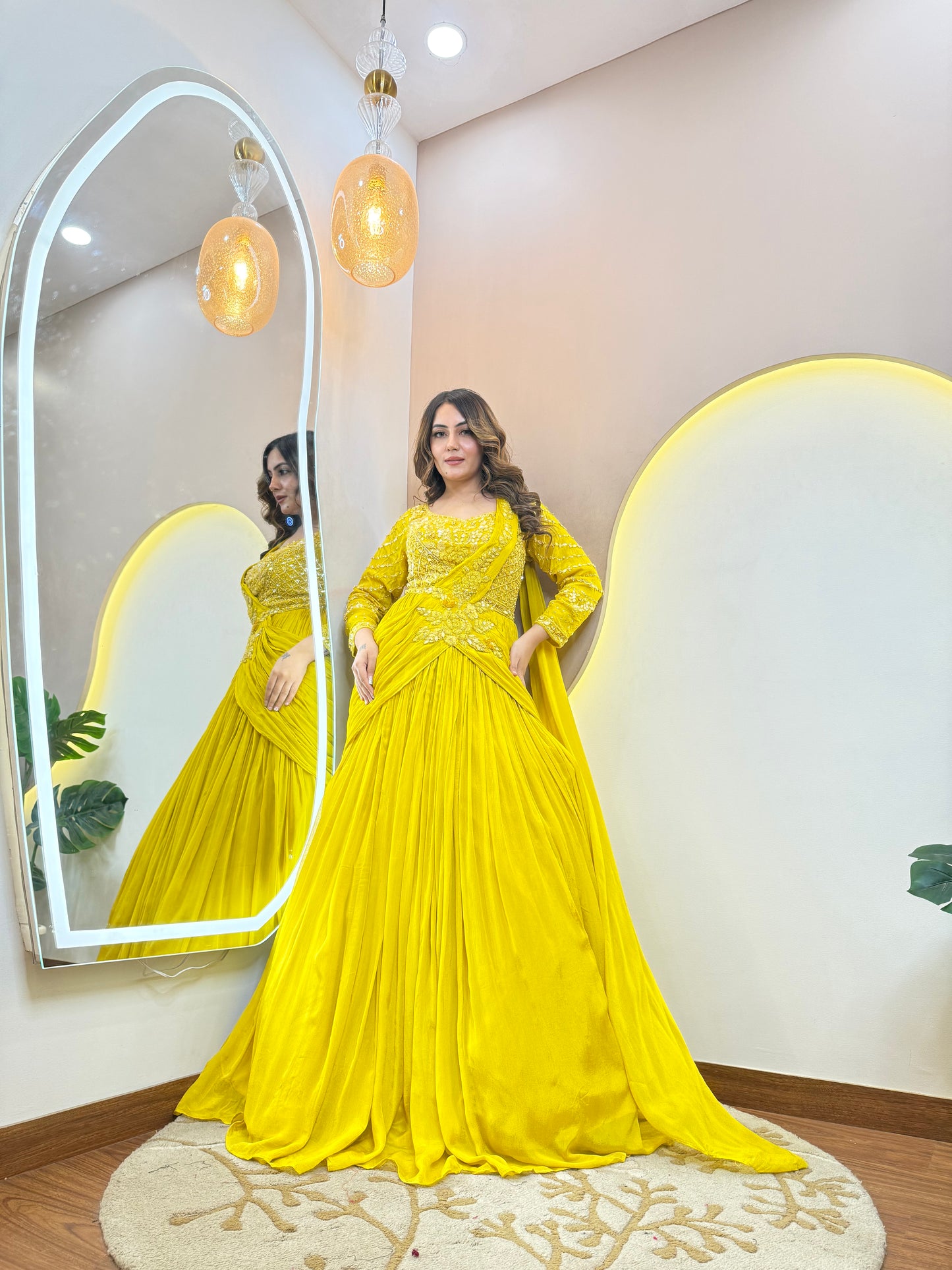 "RAFIA" 1 PC GOWN