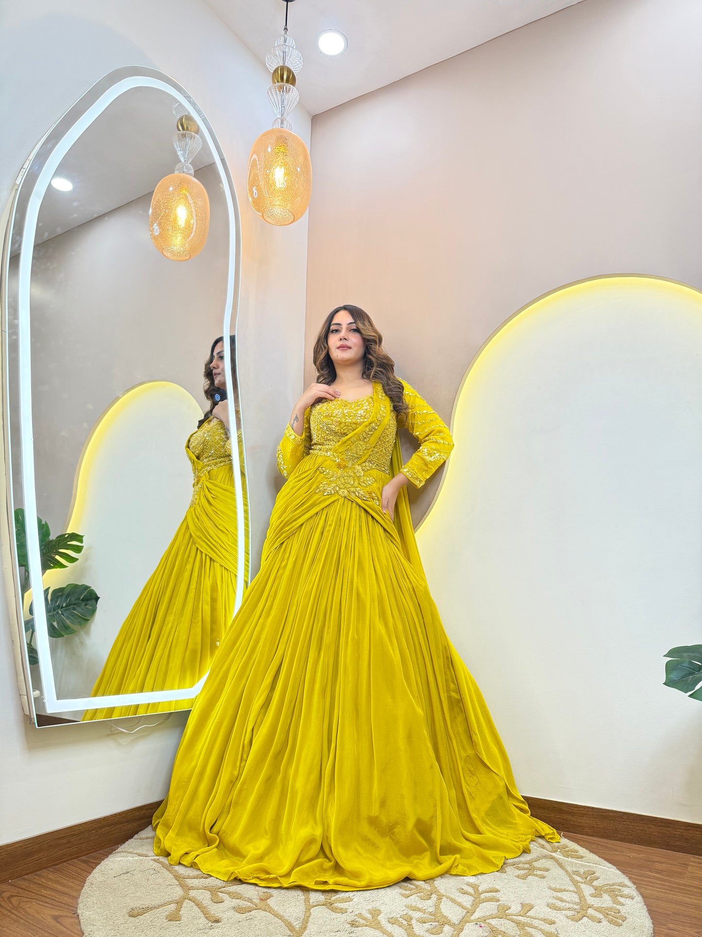"RAFIA" 1 PC GOWN