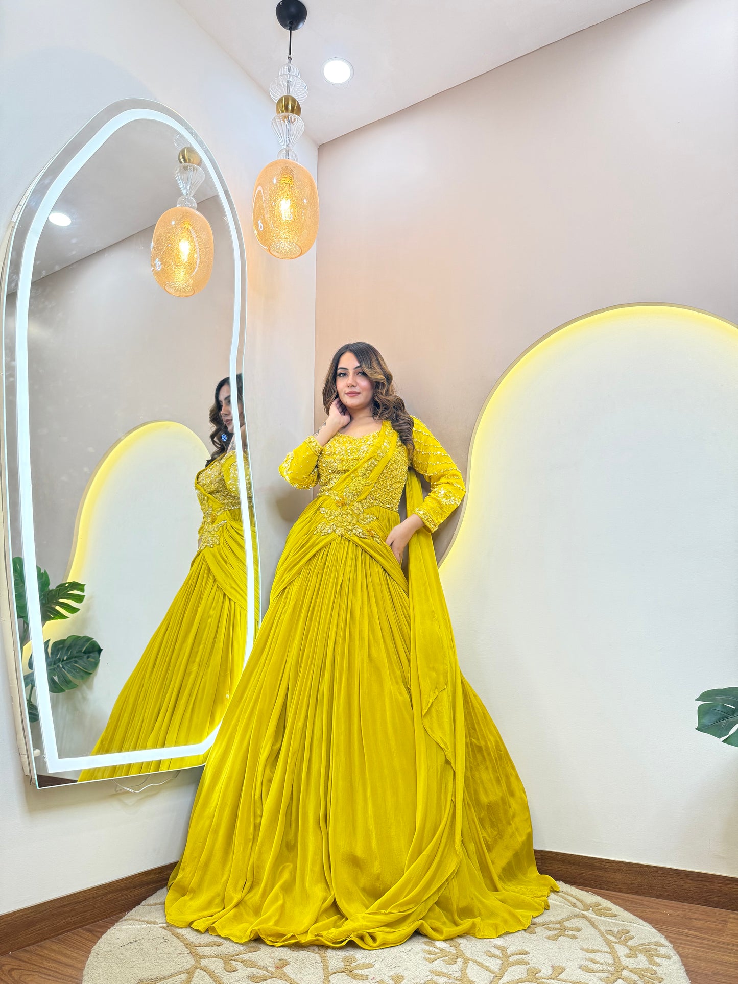 "RAFIA" 1 PC GOWN