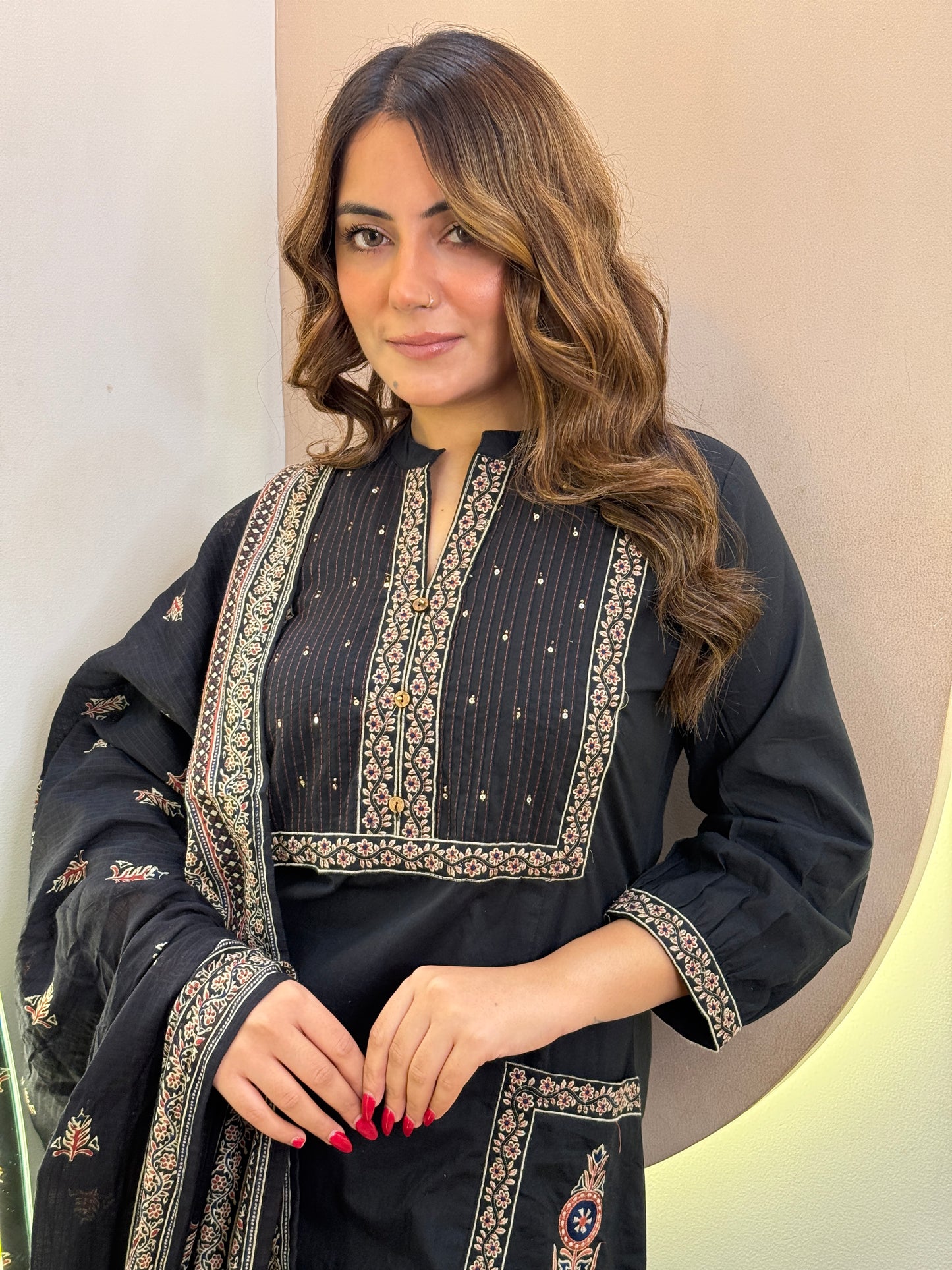 COTTON 3 PC SUIT