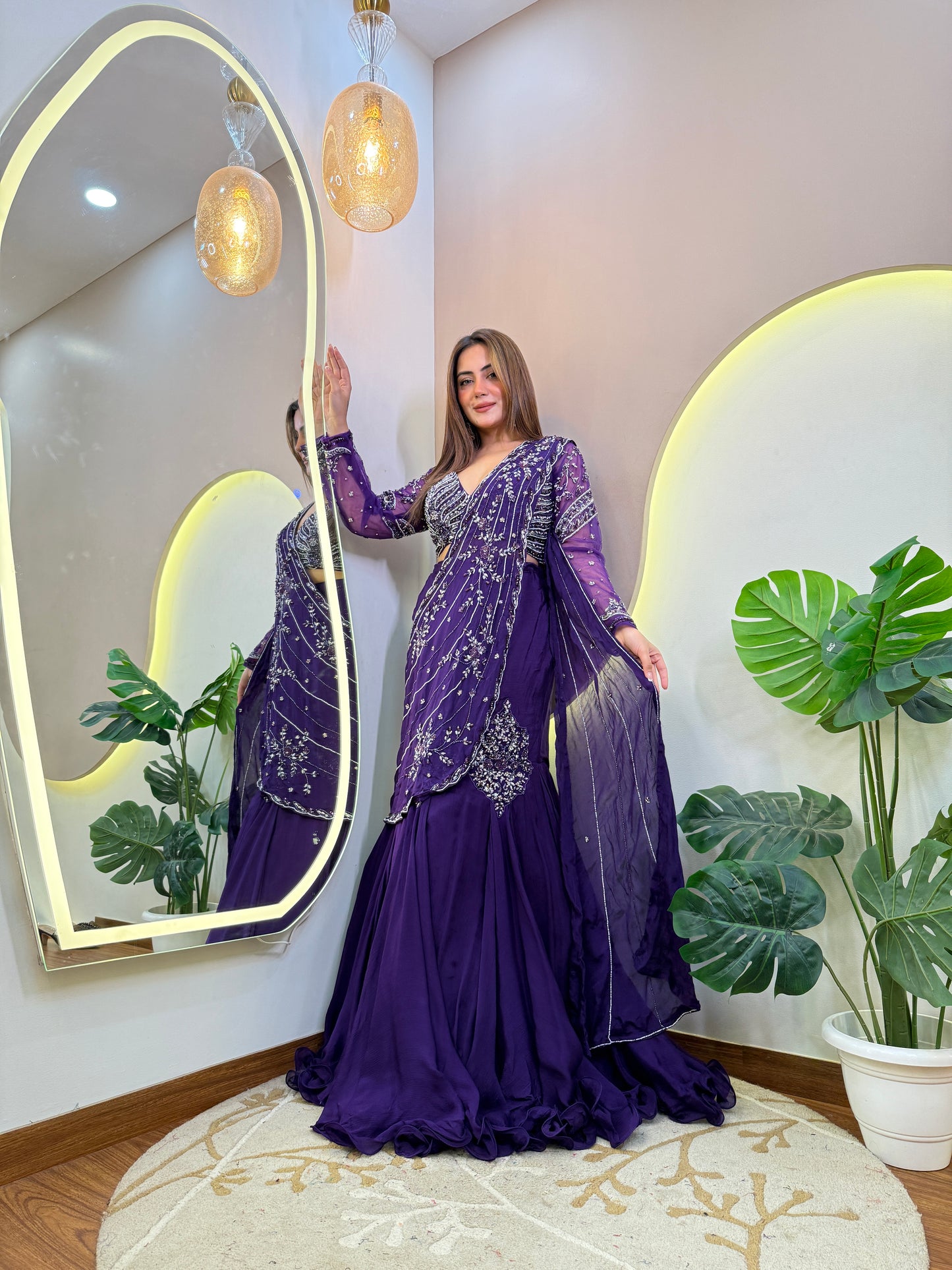 "NAZIYA " DRAPE SAREE
