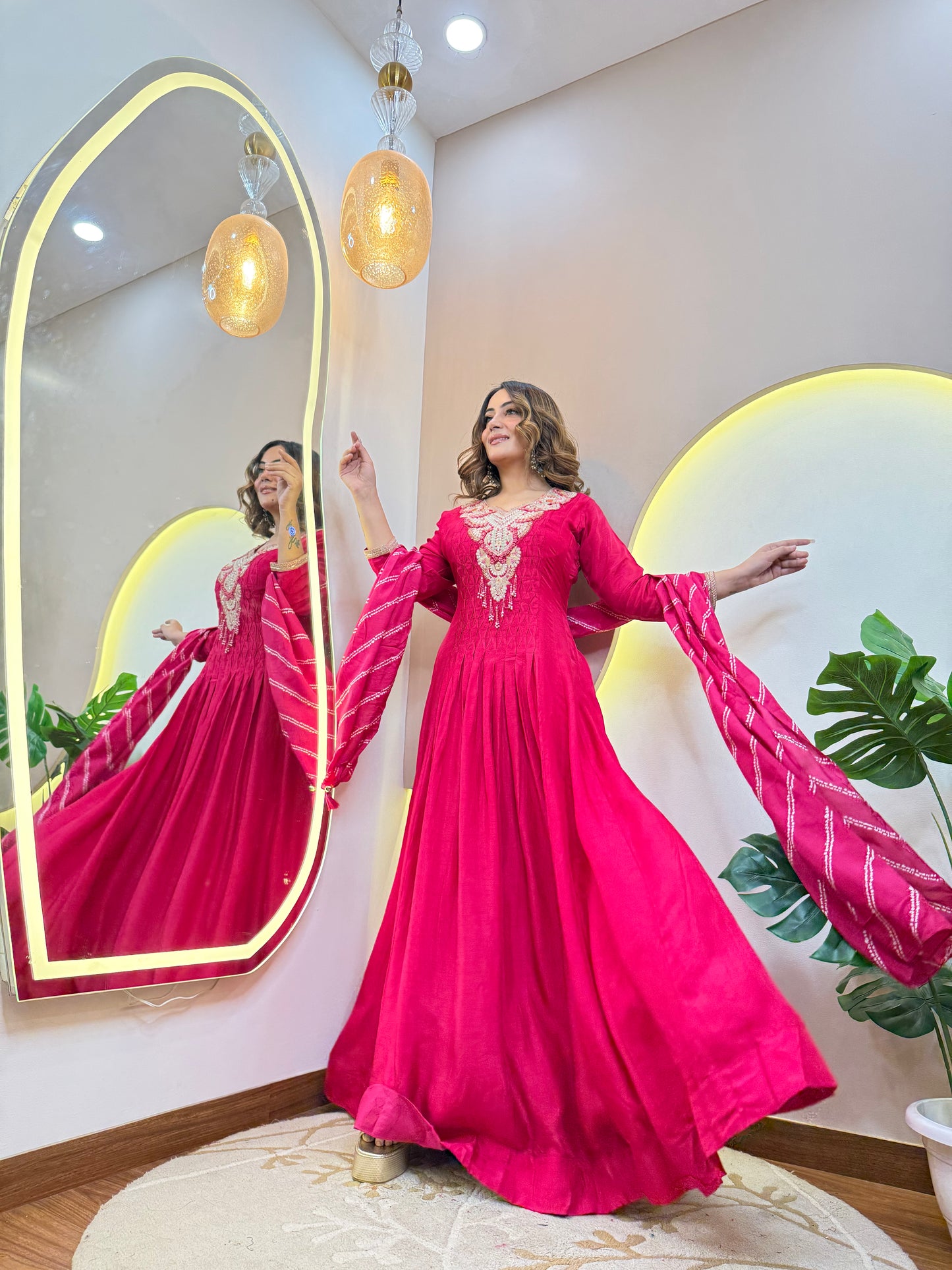 "URFI " ANARKALI GOWN