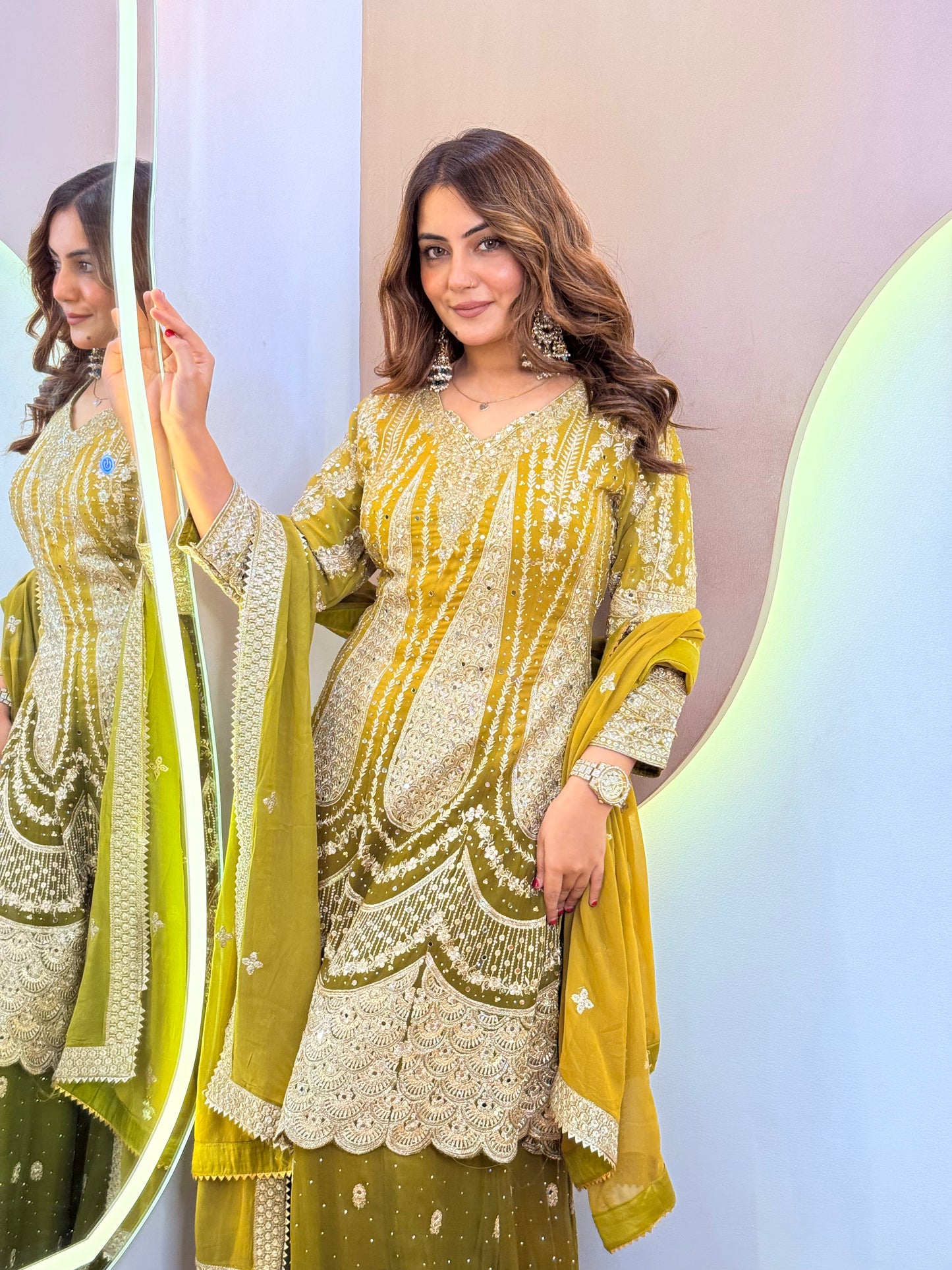 "SANA" SHARARA SUIT
