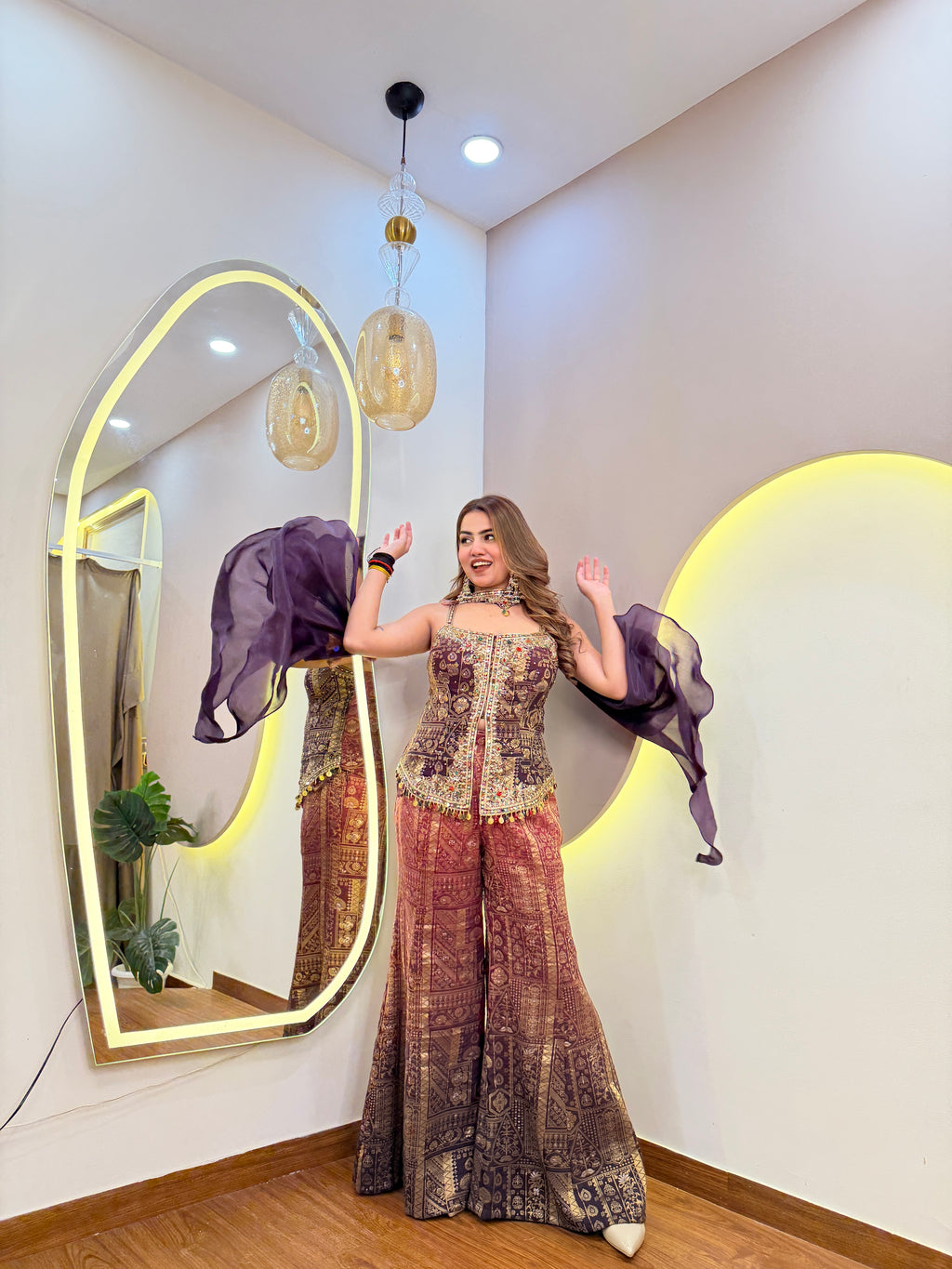 E644 3PC SHARARA SET