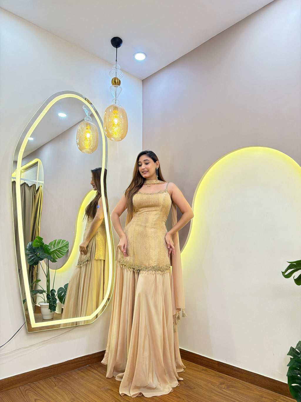 E915 3PC SHARARA SET