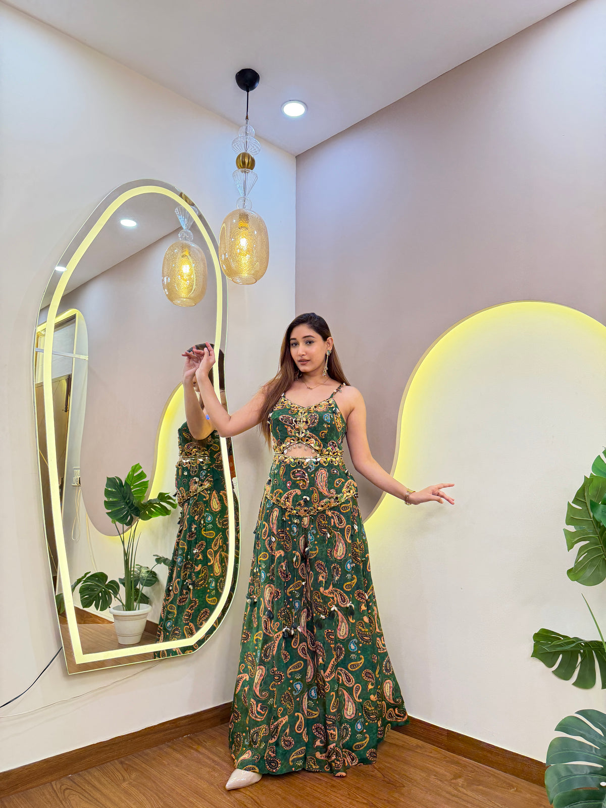 E864 2PC SHARARA SET