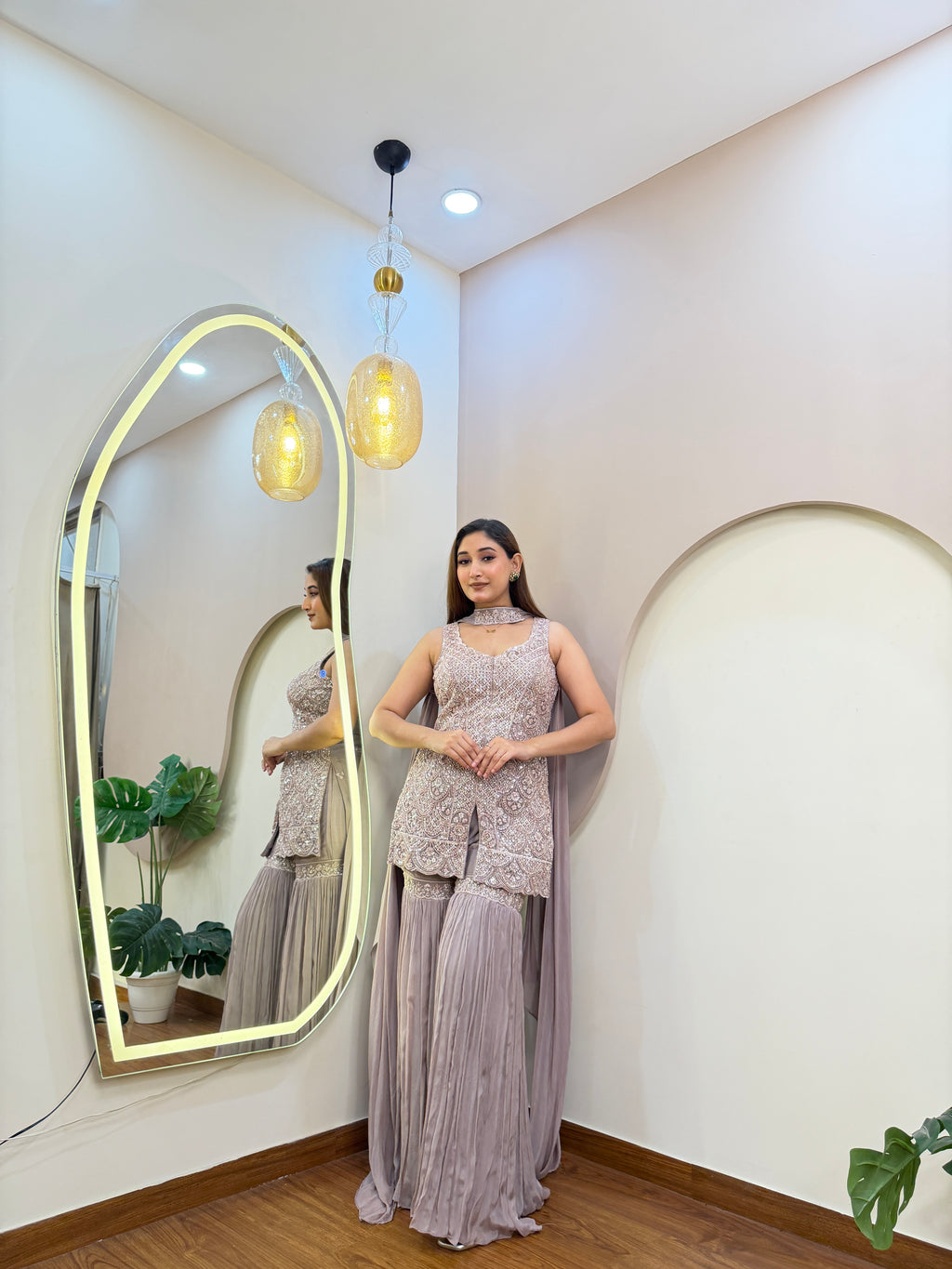 E363 3PC SHARARA SUIT