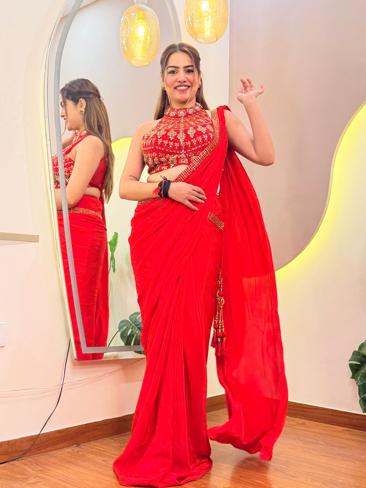 E680 DRAPE SAREE