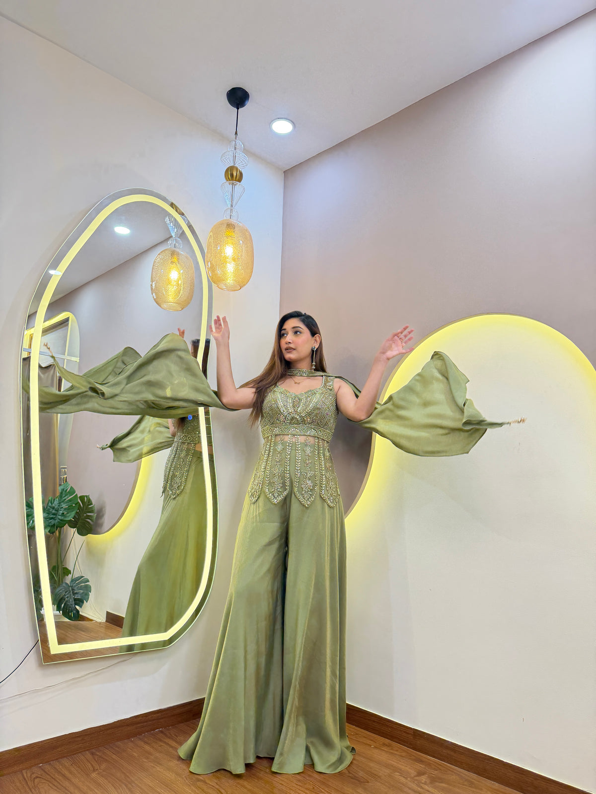E718 3PC SHARARA SET
