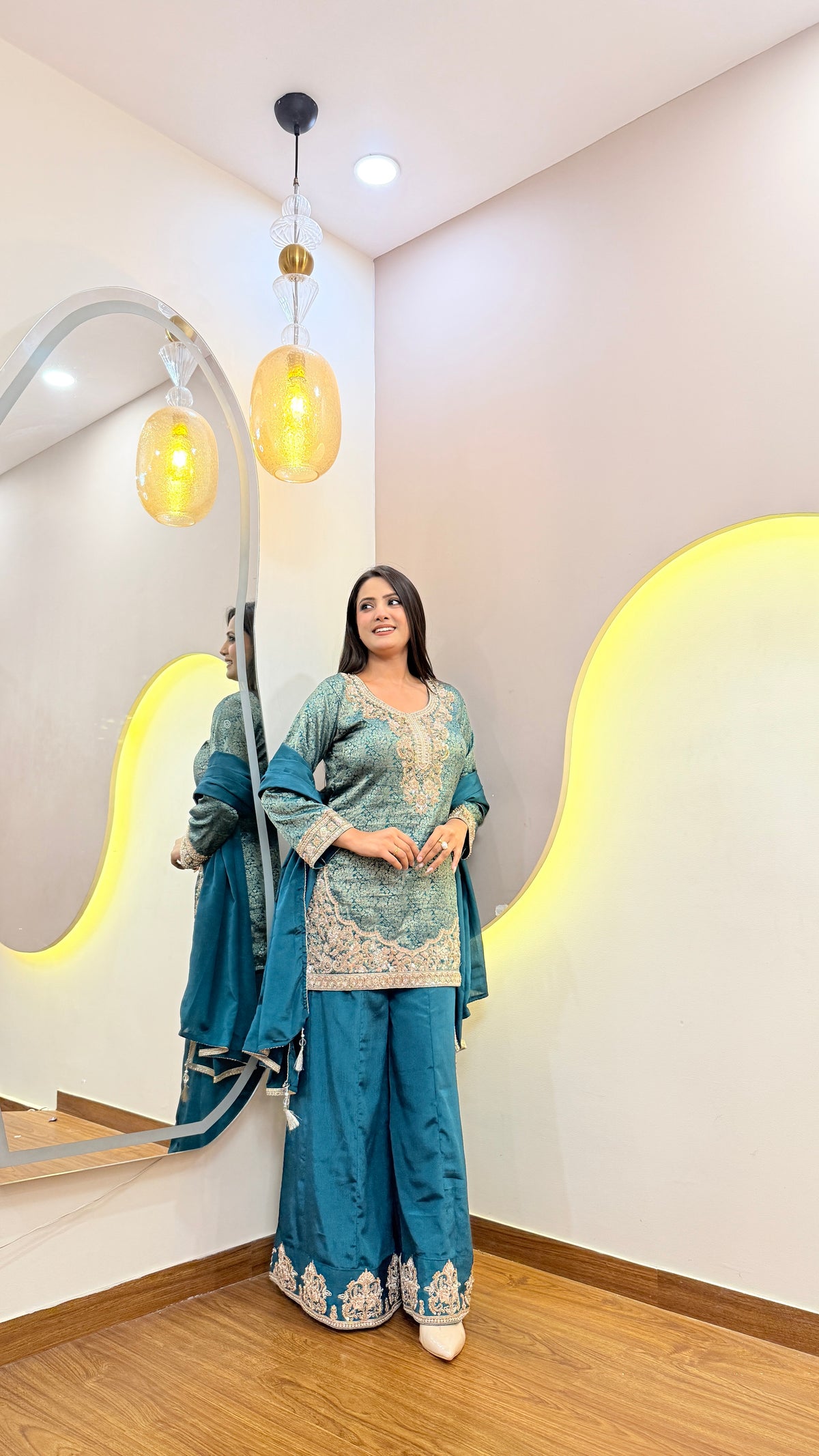 F180 3PC SHARARA SUIT