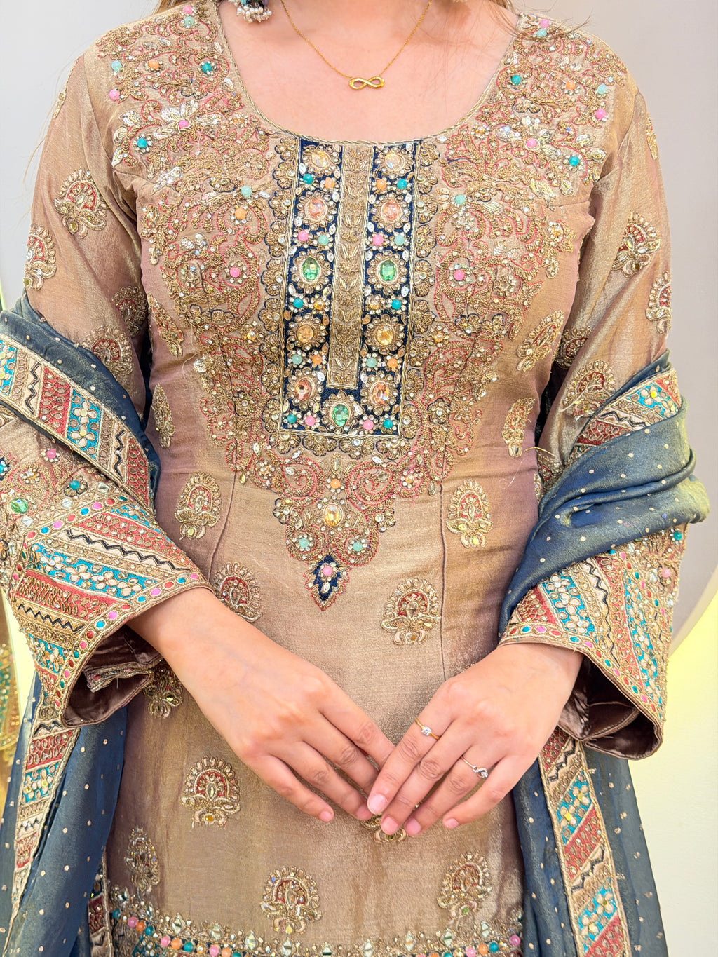 E655 3PC SHARARA SUIT