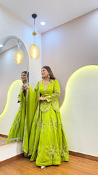 F7 LEHENGA WITH KURTI SET