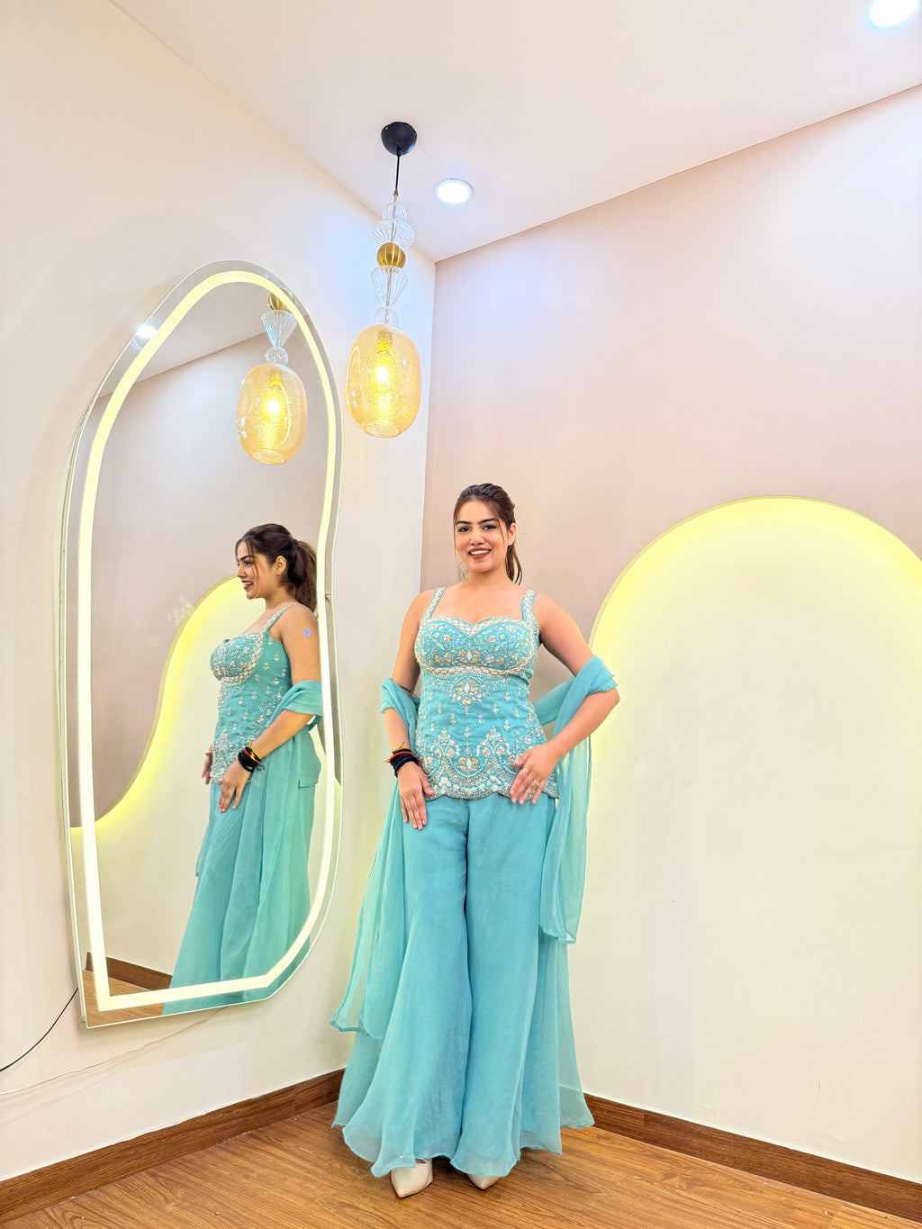 E837 3PC SHARARA SET