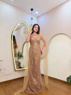 E496 ONE PIECE GOWN