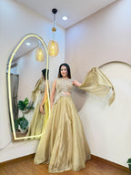 E434 DRAPE LEHENGA