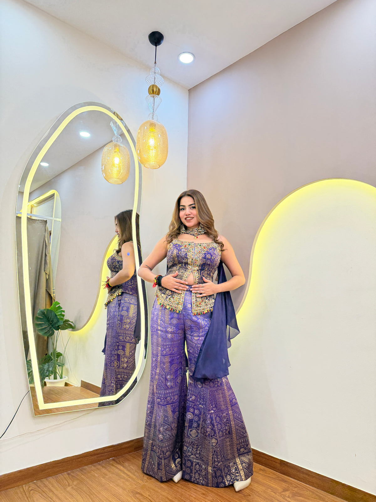 E644 3PC SHARARA SET