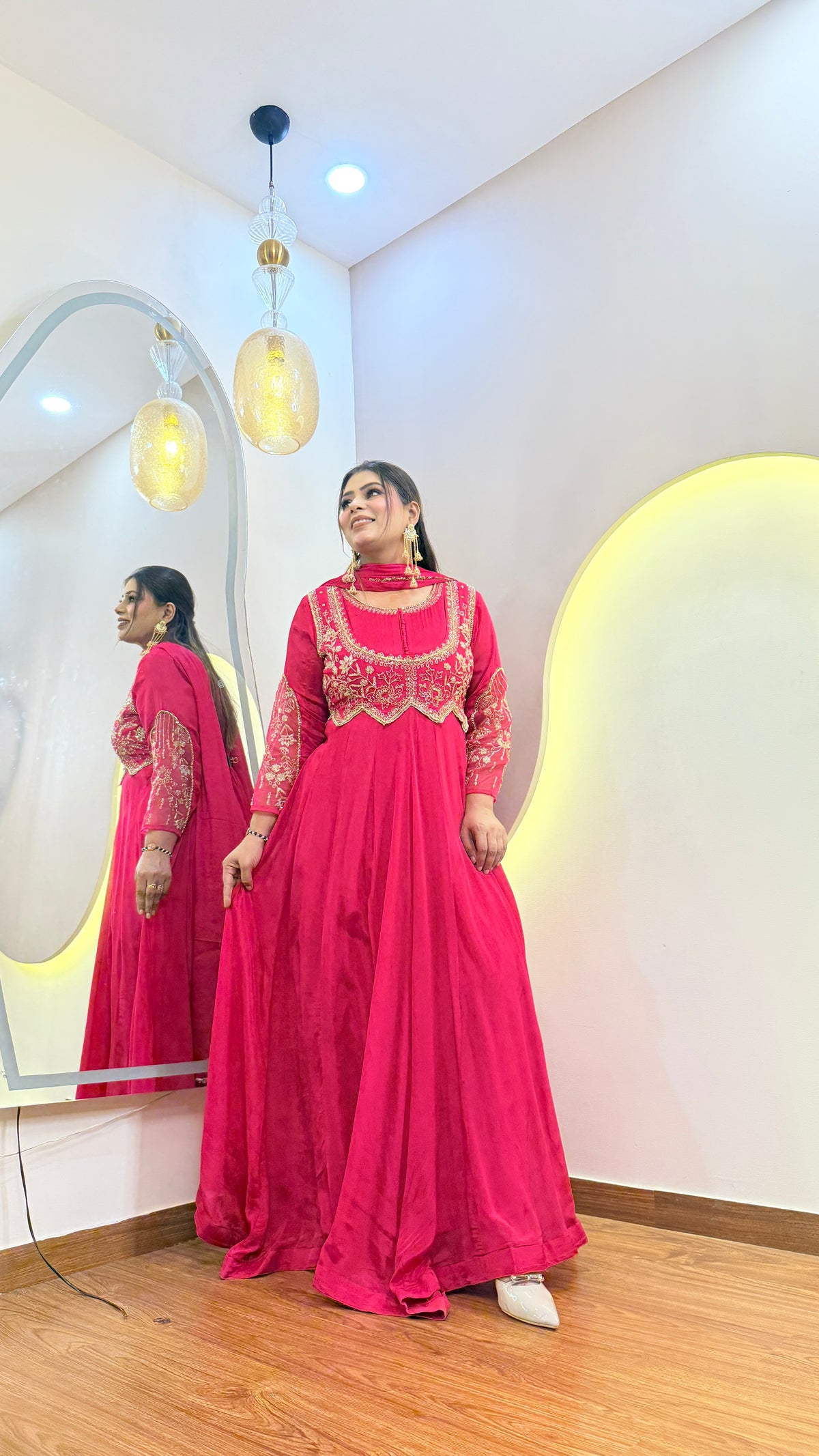 E986 ANARKALI GOWN SUIT