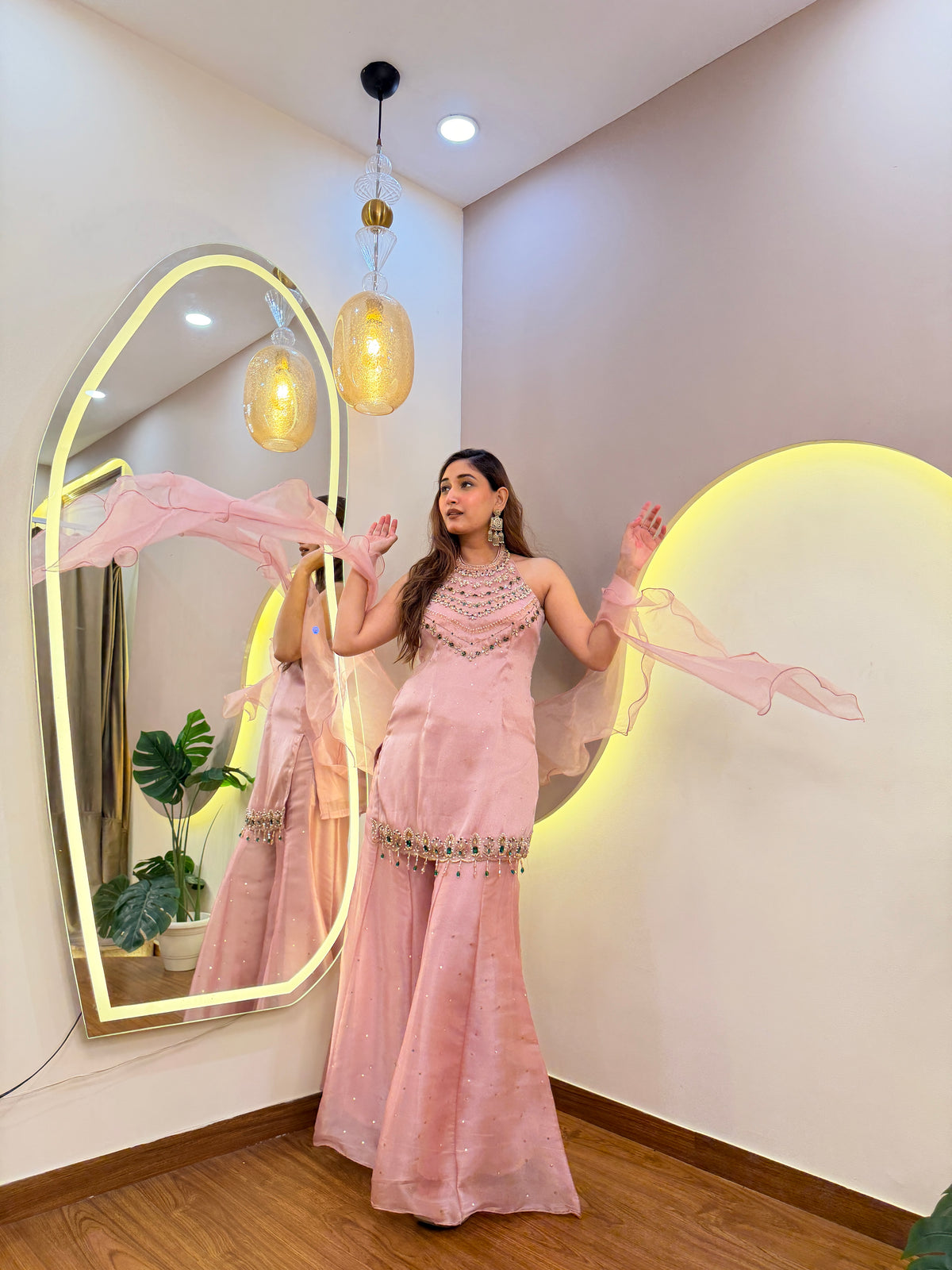 E443 3PC SHARARA SUIT