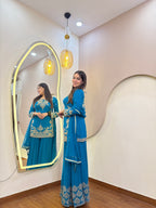E104 3PC SHARARA SUIT