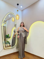 E587 INDO WESTERN DRAPED SKIRT