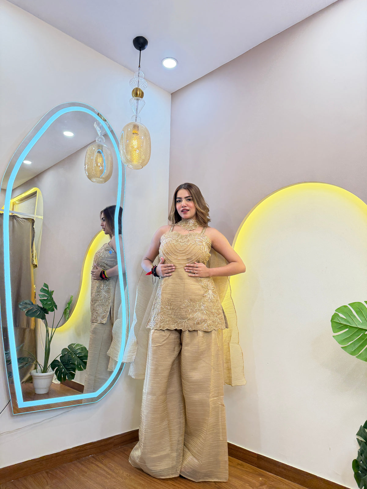 E731 3PC SHARARA SUIT
