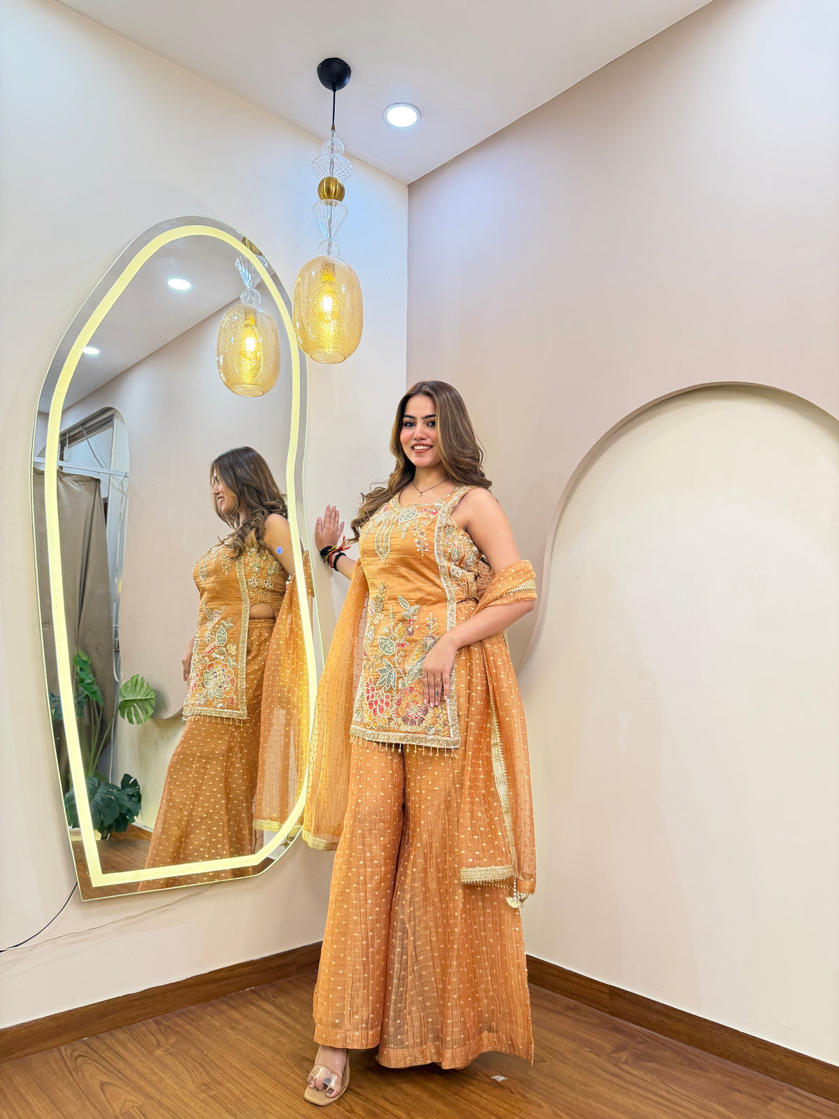 E158 3PC SHARARA SUIT