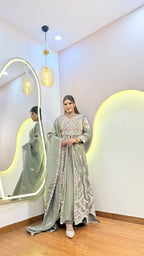 E932 SHERWANI STYLE 3PC SUIT