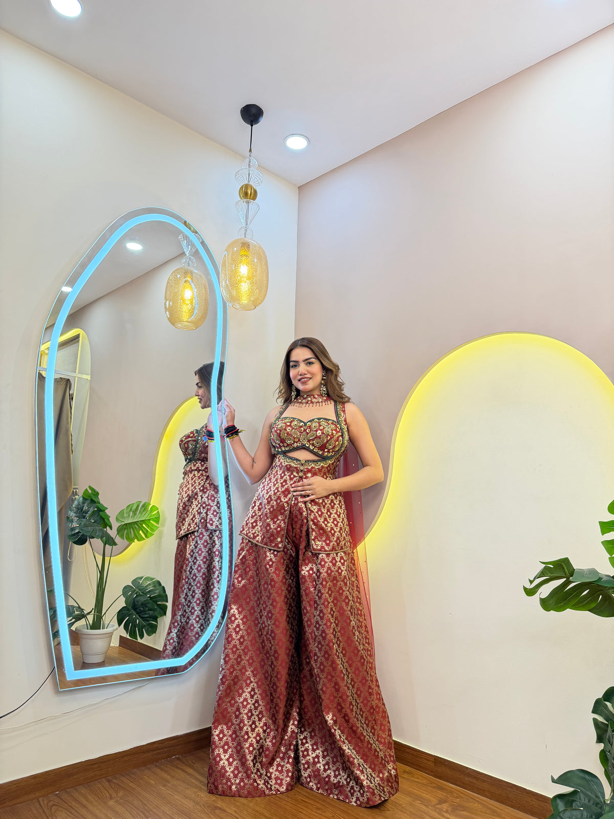 E707 3PC SHARARA SET