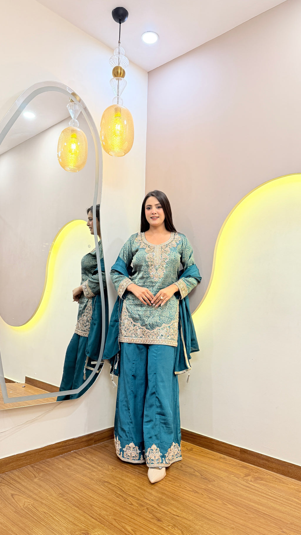 F180 3PC SHARARA SUIT